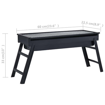 Tragbarer Camping-Grill 60×22,5×33 Cm