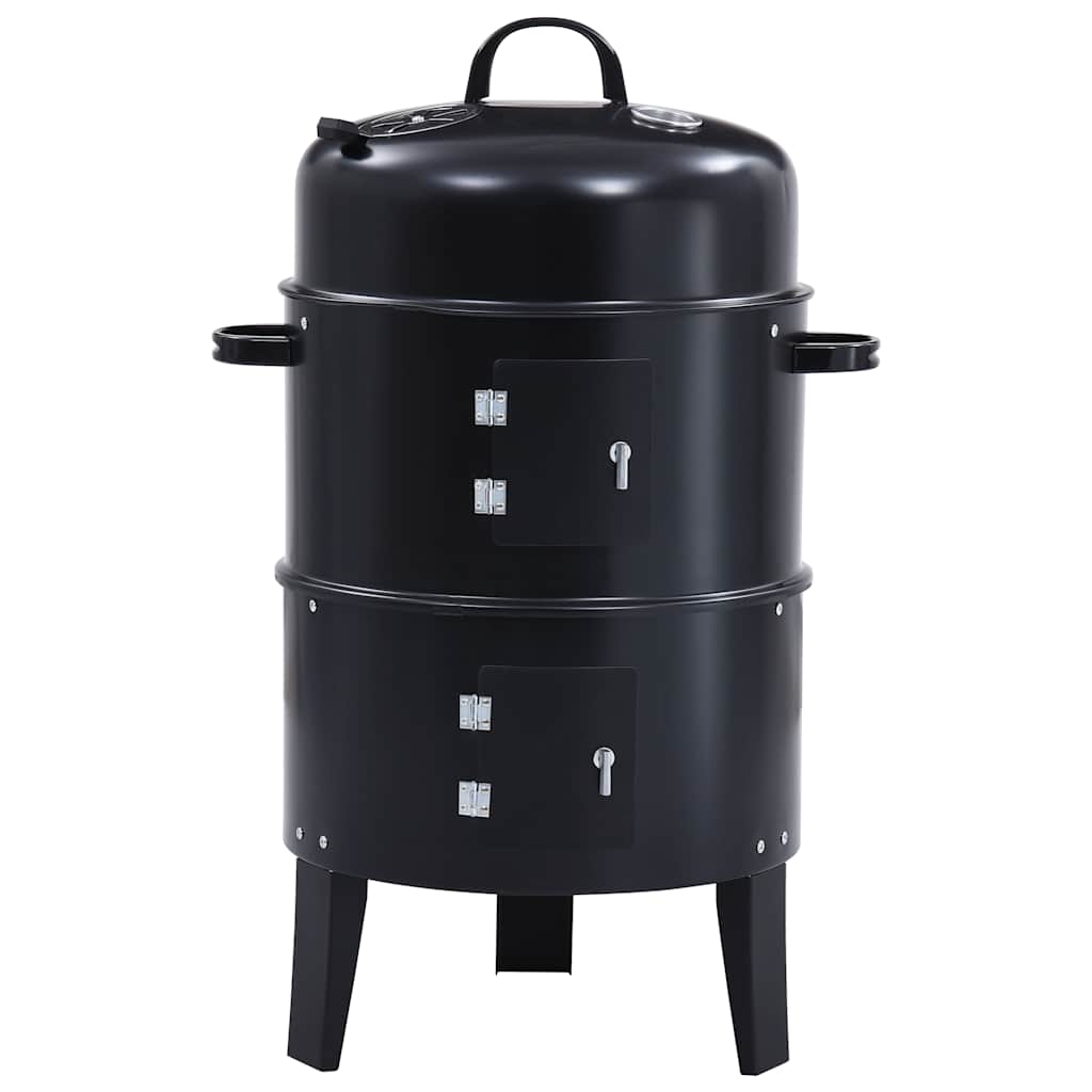 3-In-1 Holzkohlegrill Räucherofen 40×80 Cm