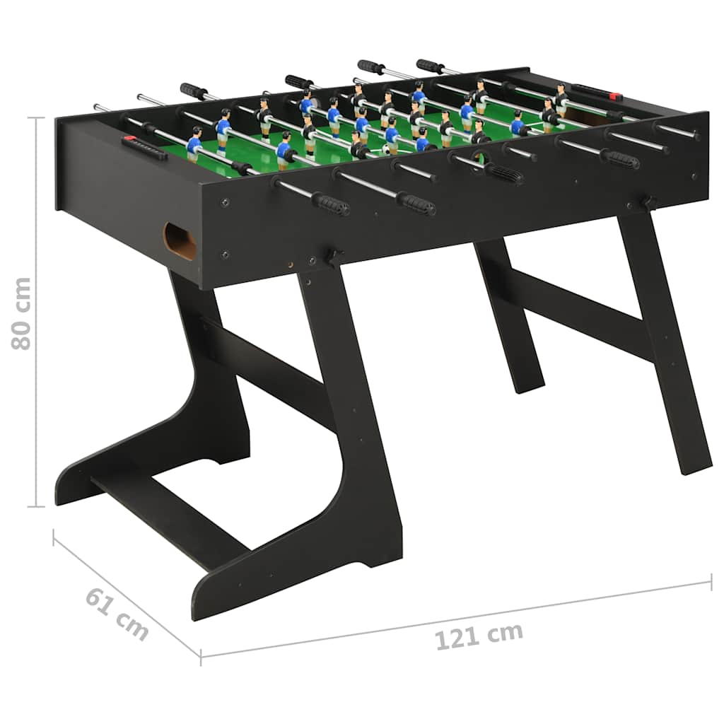 Klappbarer Kickertisch 121 X 61 X 80 Cm