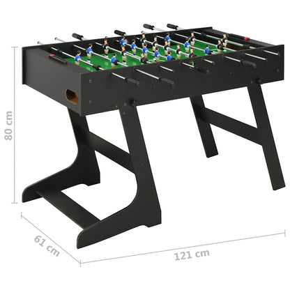 Klappbarer Kickertisch 121 X 61 X 80 Cm