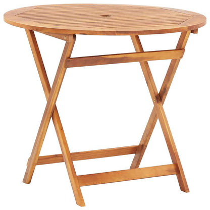 Gartentisch Klappbar 90X75 Cm Massivholz Akazie