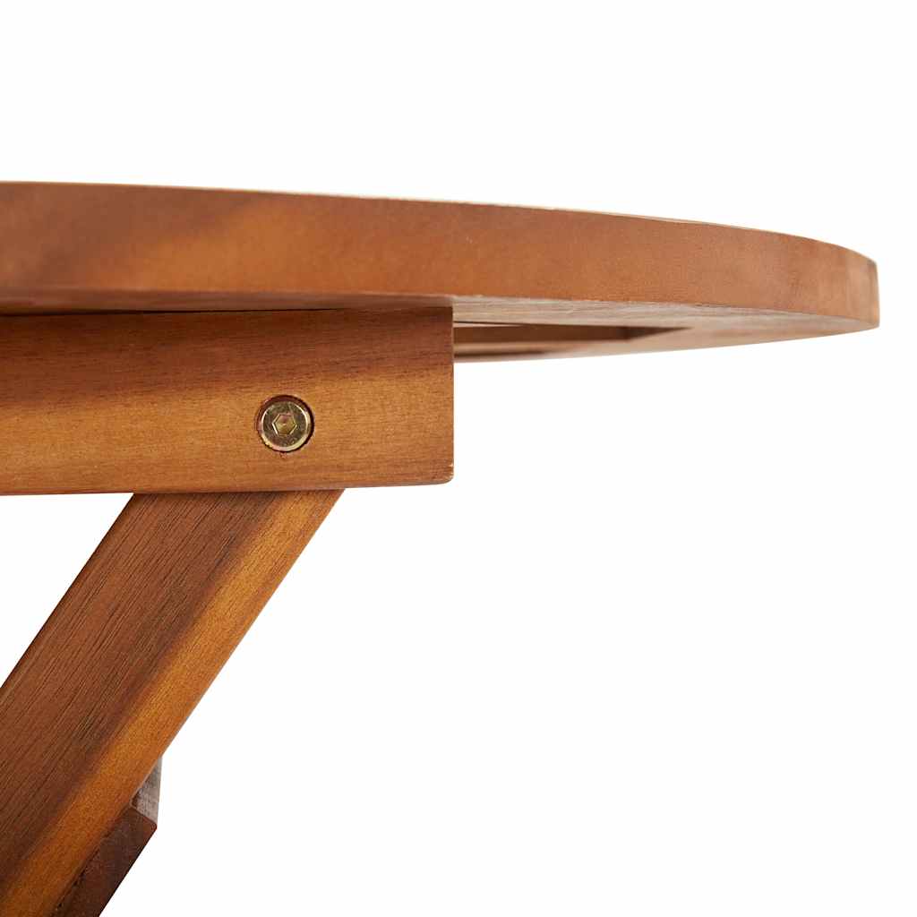 Gartentisch Klappbar 90X75 Cm Massivholz Akazie