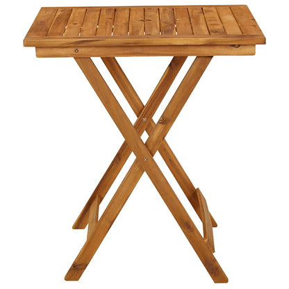 Gartentisch Klappbar 70X70X75 Cm Massivholz Akazie