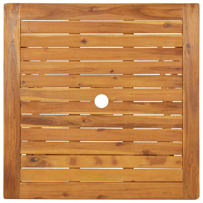Gartentisch Klappbar 70X70X75 Cm Massivholz Akazie