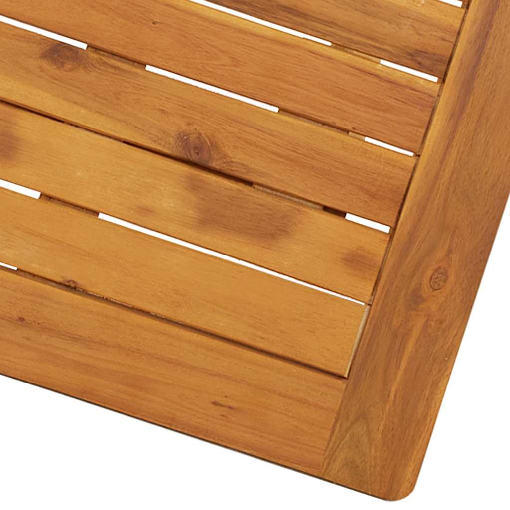 Gartentisch Klappbar 70X70X75 Cm Massivholz Akazie