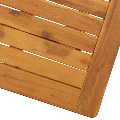 Gartentisch Klappbar 70X70X75 Cm Massivholz Akazie