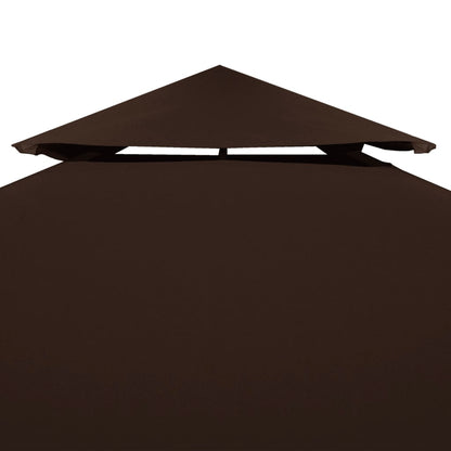 Pavillon-Dachplane Mit Kaminabzug 310 G/M² 4X3 M Braun