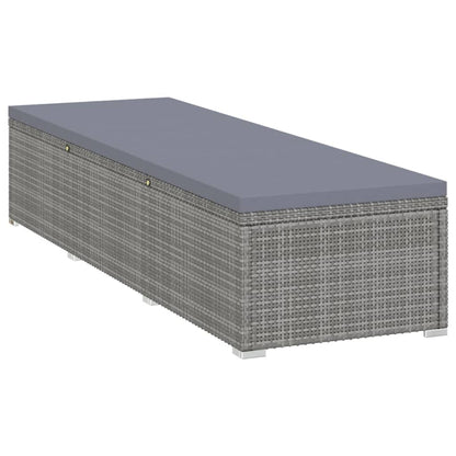 Sonnenliege Mit Auflage Poly Rattan