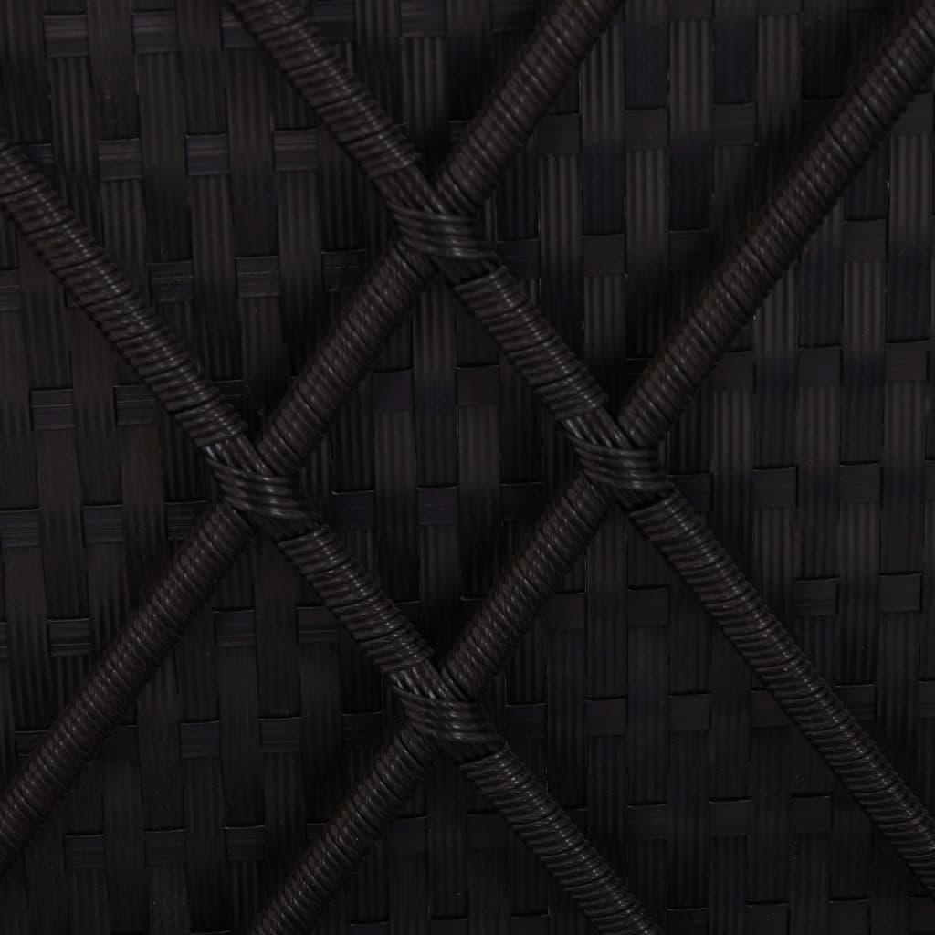 Sonnenliege Mit Auflage Und Teetisch Poly Rattan