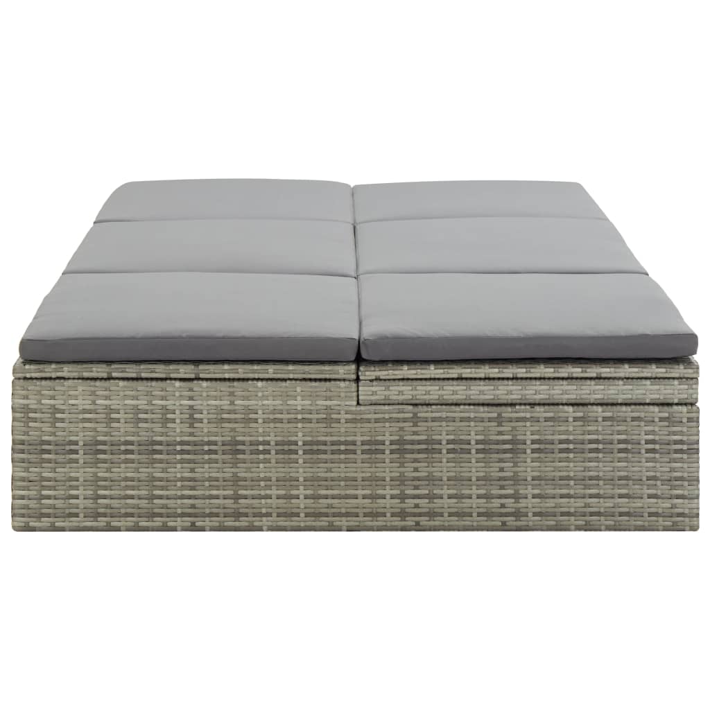 Sonnenliege Mit Auflage Poly Rattan