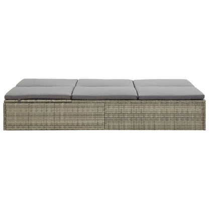 Sonnenliege Mit Auflage Poly Rattan