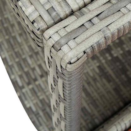 Whirlpool-Umrandung Poly Rattan