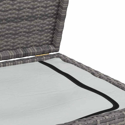 Garten-Auflagenbox 120X50X60 Cm Poly Rattan