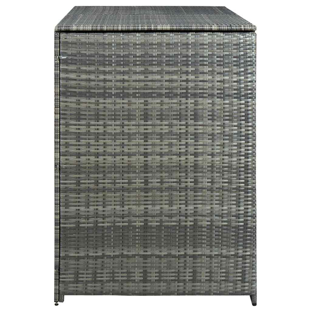 Mülltonnenbox Für 2 Tonnen Poly Rattan 148×77×111 Cm