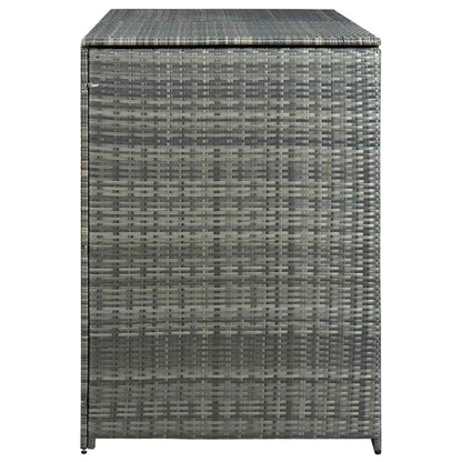 Mülltonnenbox Für 2 Tonnen Poly Rattan 148×77×111 Cm