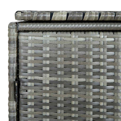 Mülltonnenbox Für 2 Tonnen Poly Rattan 148×77×111 Cm