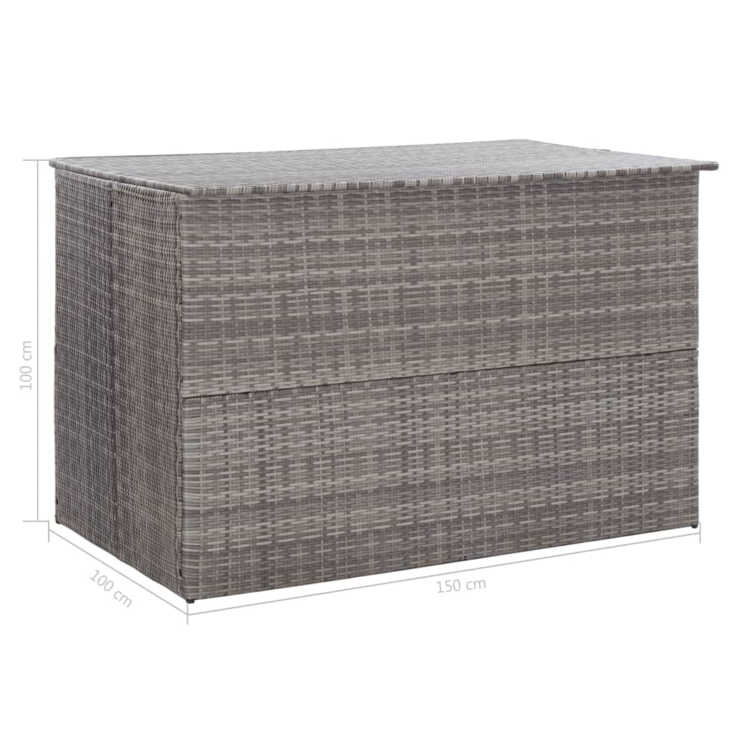 Garden-Auflagenbox 150X100X100 Cm Poly Rattan