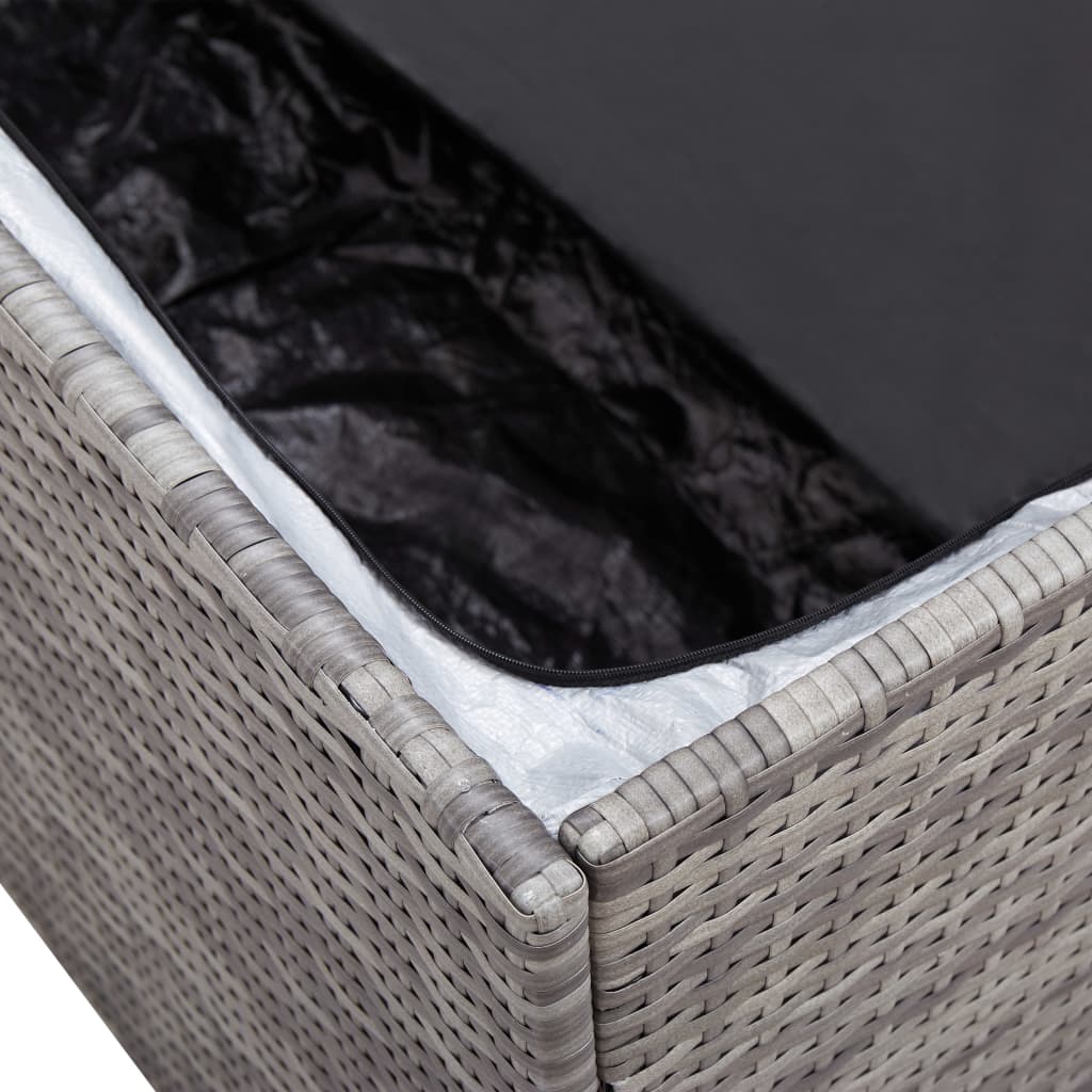 Gartenbox Poly Rattan 100X50X50 Cm