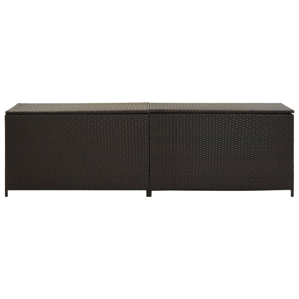 Gartenbox Poly Rattan 200X50X60 Cm