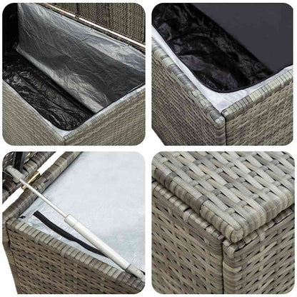 Gartenbox Poly Rattan 200X50X60 Cm