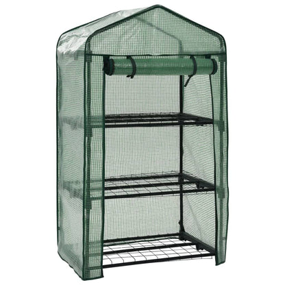 3-Stufiges Mini-Gewächshaus 69 X 49 X 125 Cm