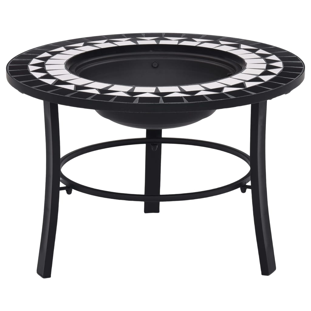 Feuerstelle Mosaik Keramik 68 Cm