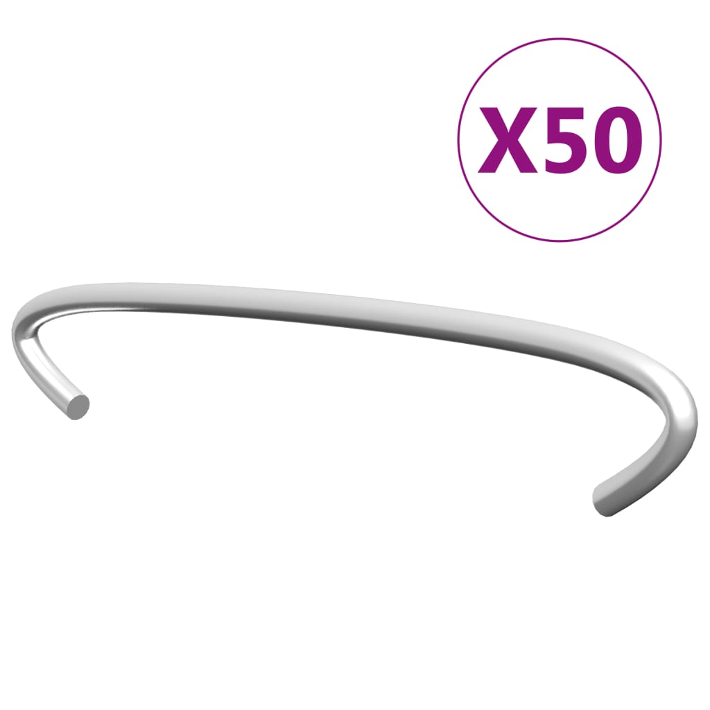 Gabionen-Distanzhalter 50 Stk. Verzinkter Stahl