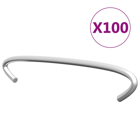 Gabionen-Distanzhalter 100 Stk. Verzinkter Stahl