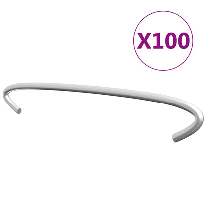 Gabionen-Distanzhalter 100 Stk. Verzinkter Stahl