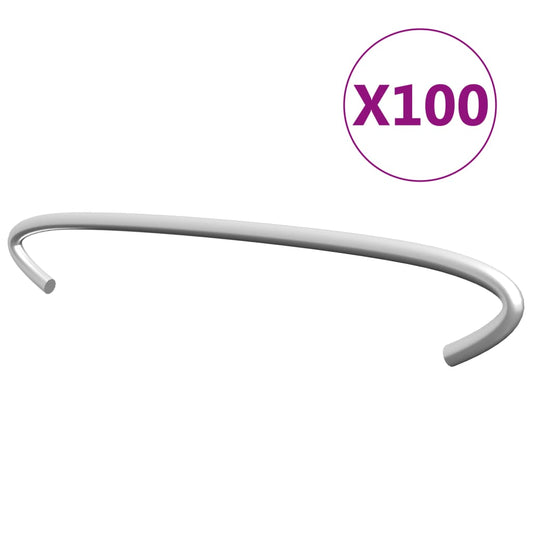 Gabionen-Distanzhalter 100 Stk. Verzinkter Stahl