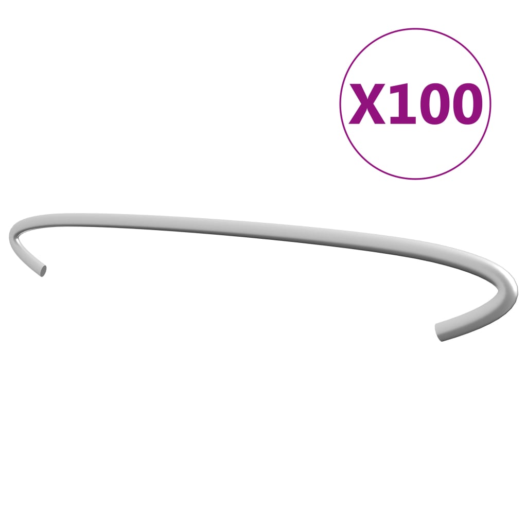 Gabionen-Distanzhalter 100 Stk. Verzinkter Stahl