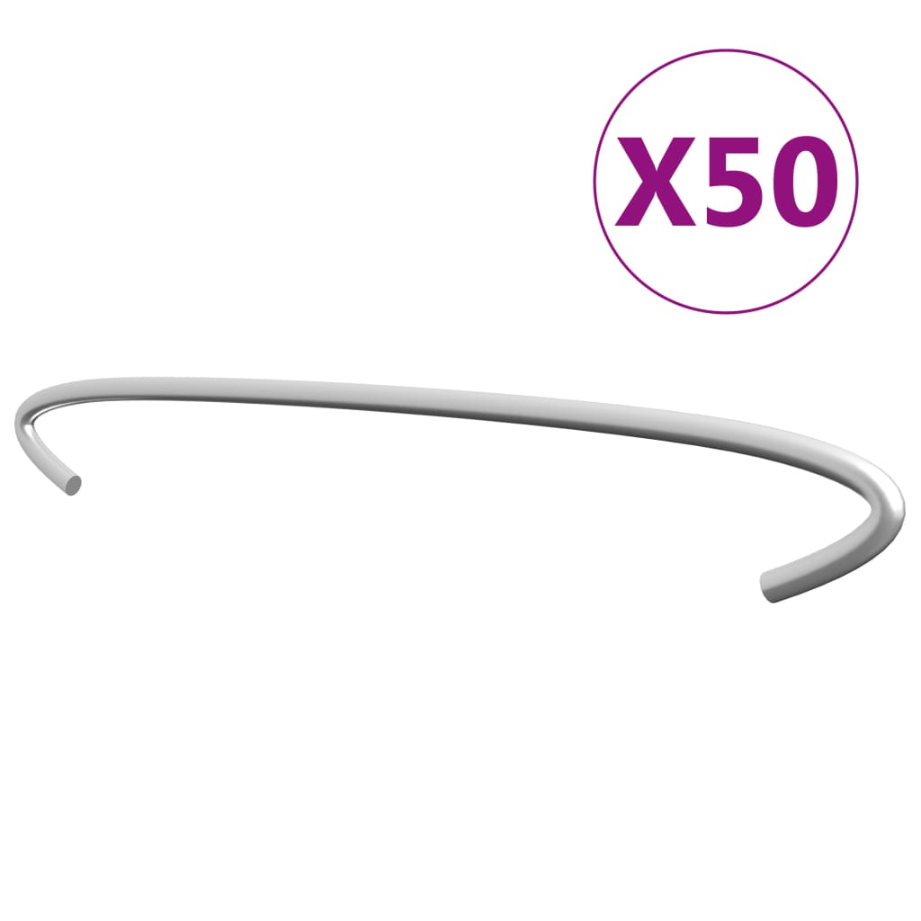 Gabionen-Distanzhalter 50 Stk. Verzinkter Stahl