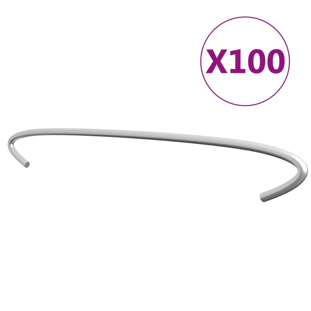 Gabionen-Distanzhalter 100 Stk. Verzinkter Stahl