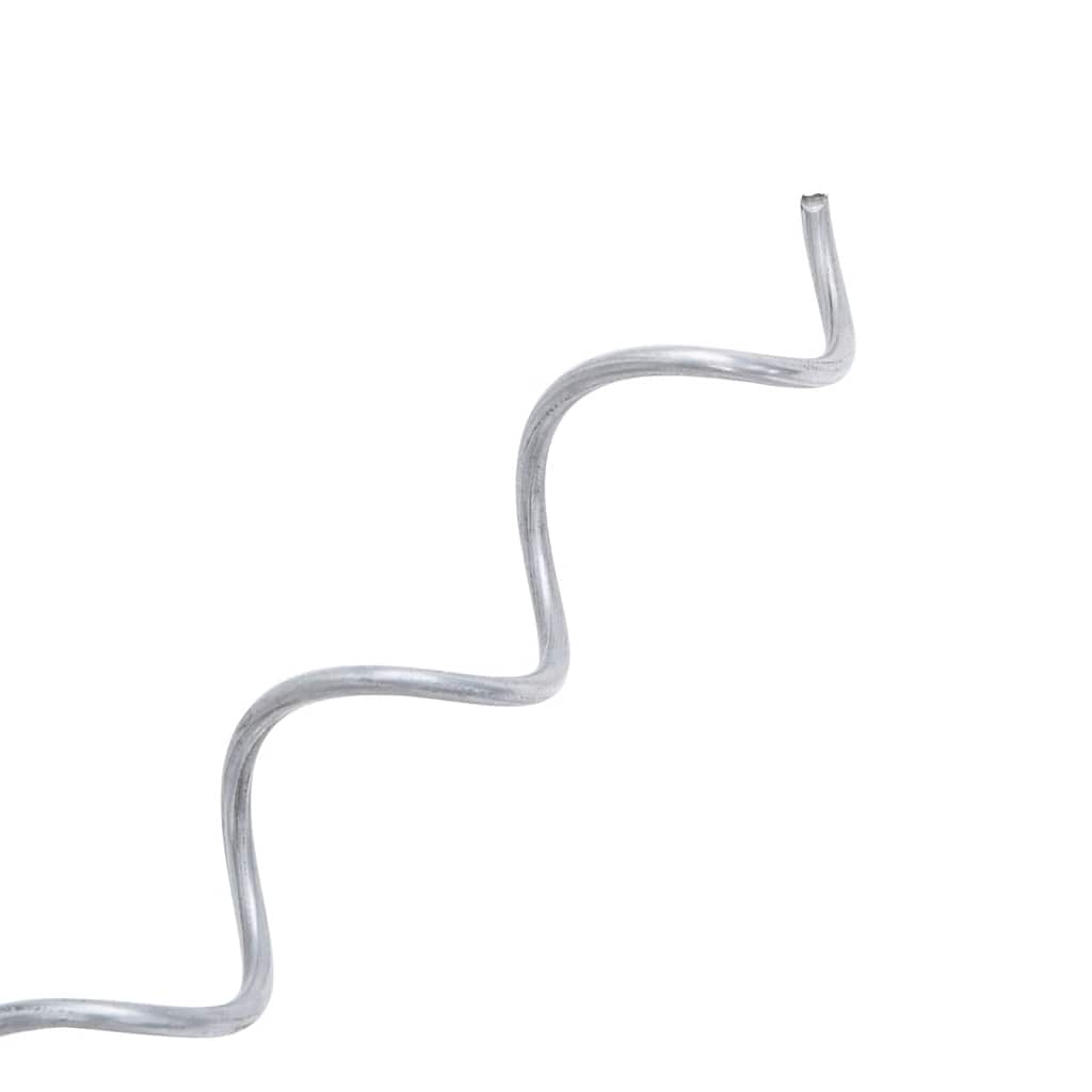 Gabionen-Spiralen 24 Stk. Verzinkter Stahl 100 Cm