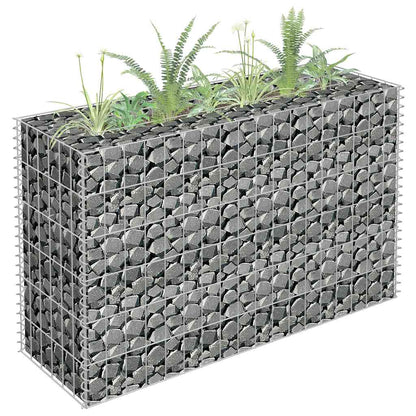 Gabionen-Hochbeet Verzinkter Stahl 450×30×60 Cm