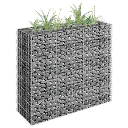 Gabionen-Hochbeet Verzinkter Stahl 450×30×60 Cm