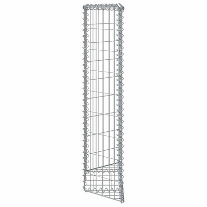 Gabionen-Hochbeet Trapezform Verzinkter Stahl