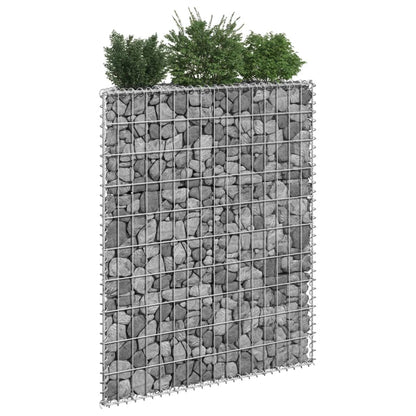 Gabionen-Hochbeet Trapezform Verzinkter Stahl