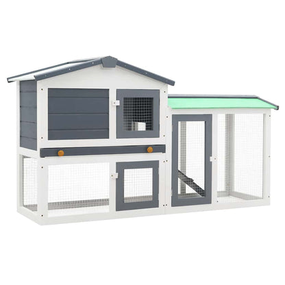 Großer Kaninchenstall 145X45X84 Cm Holz