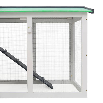Großer Kaninchenstall 145X45X84 Cm Holz