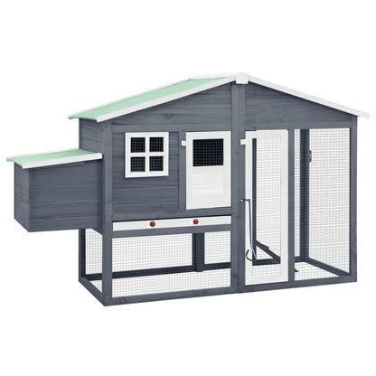 Hühnerstall Mit Legenest Mokkabraun Und Weiß Tanne Massivholz