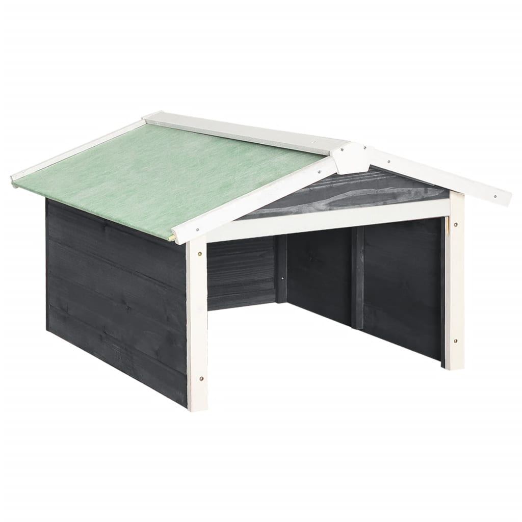 Roboter-Rasenmäher Garage 72X87X50 Cm Weiß Tannenholz