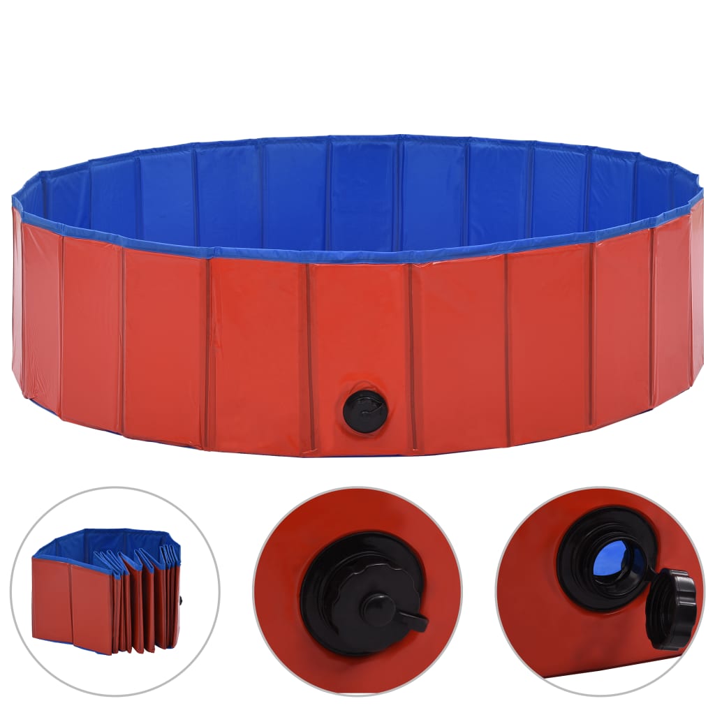 Hundepool Faltbar 120 X 30 Cm Pvc