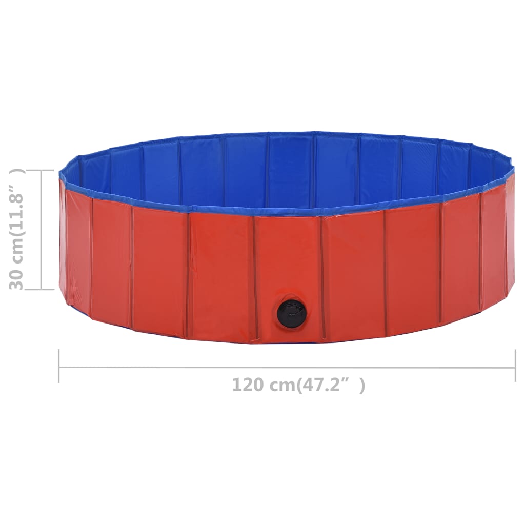 Hundepool Faltbar 120 X 30 Cm Pvc