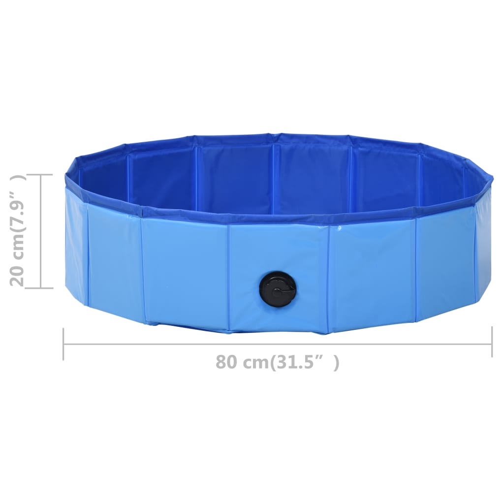 Hundepool Faltbar 80 X 20 Cm Pvc