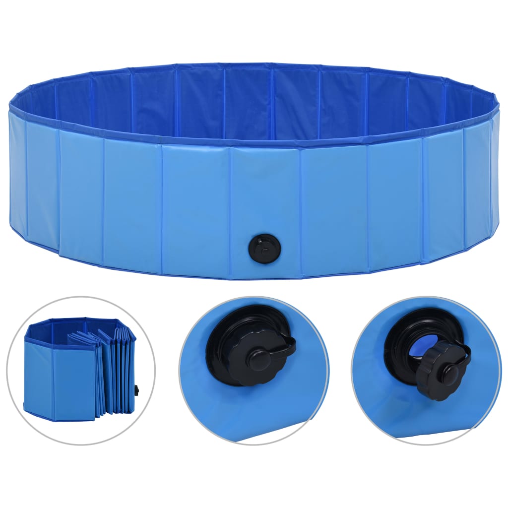 Hundepool Faltbar 120 X 30 Cm Pvc