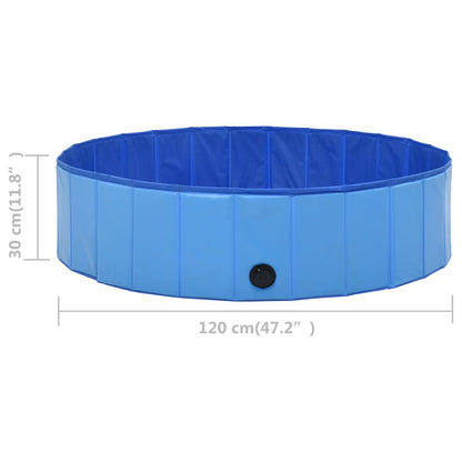 Hundepool Faltbar 120 X 30 Cm Pvc