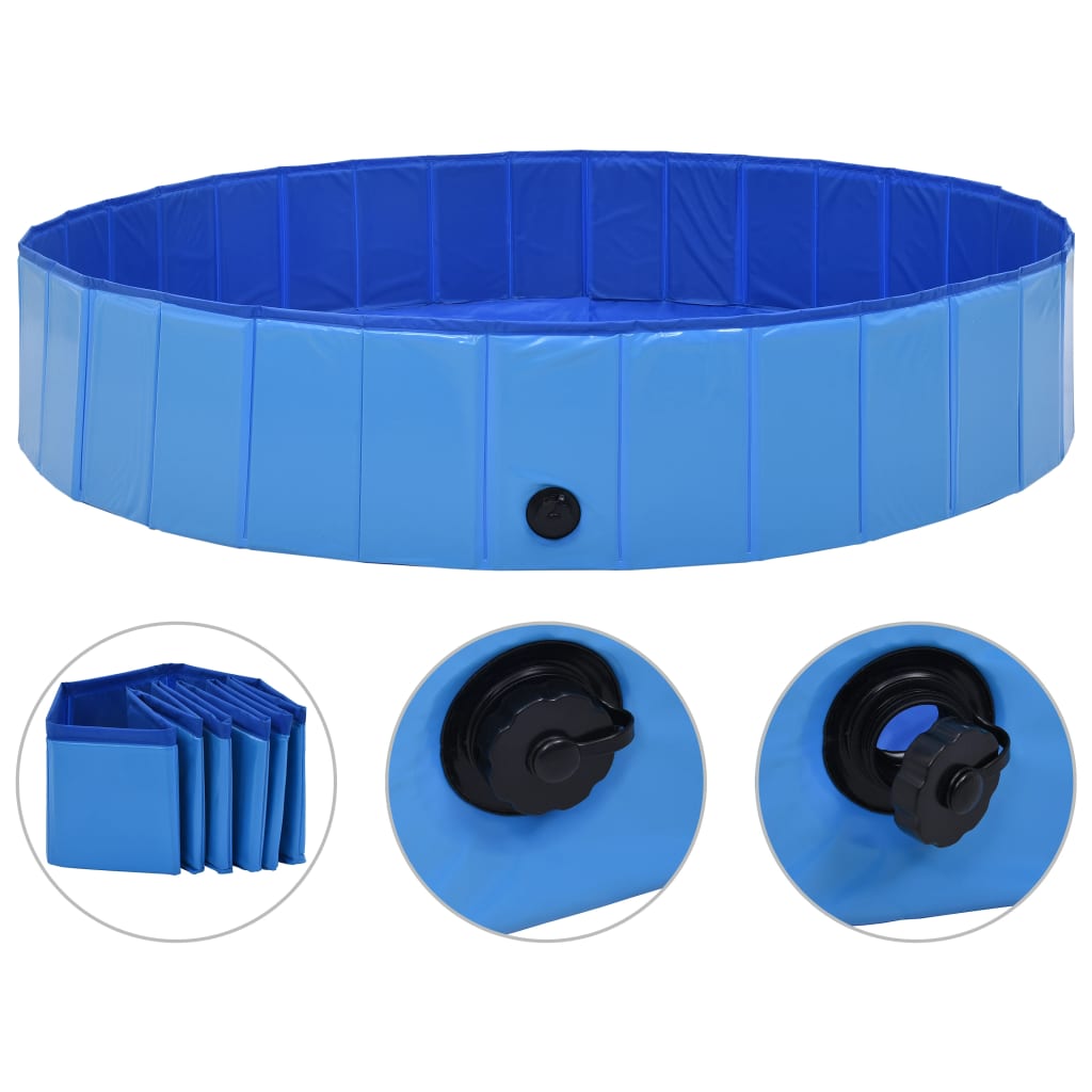 Hundepool Faltbar 160 X 30 Cm Pvc