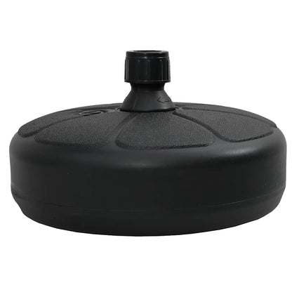 Sonnenschirmständer Sand/Wasser 15 L Schwarz