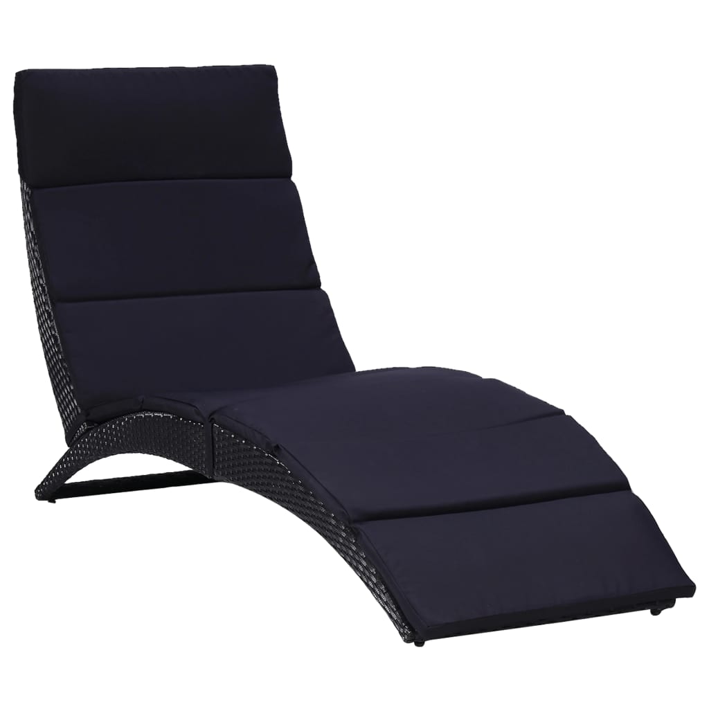 Sonnenliege Mit Auflage Poly Rattan